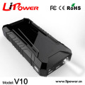 Mini car jump starter power bank 12000mAh portable car jump starter with Micro USB inout